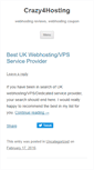 Mobile Screenshot of crazy4hosting.com