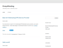 Tablet Screenshot of crazy4hosting.com